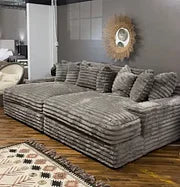 Nestle Chaise Lounge with Cupholders & Charging Ports