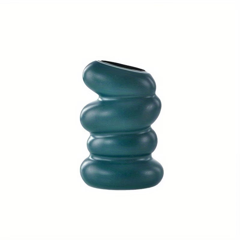 Modern Spiral Vase – Leak-Proof Decorative Design