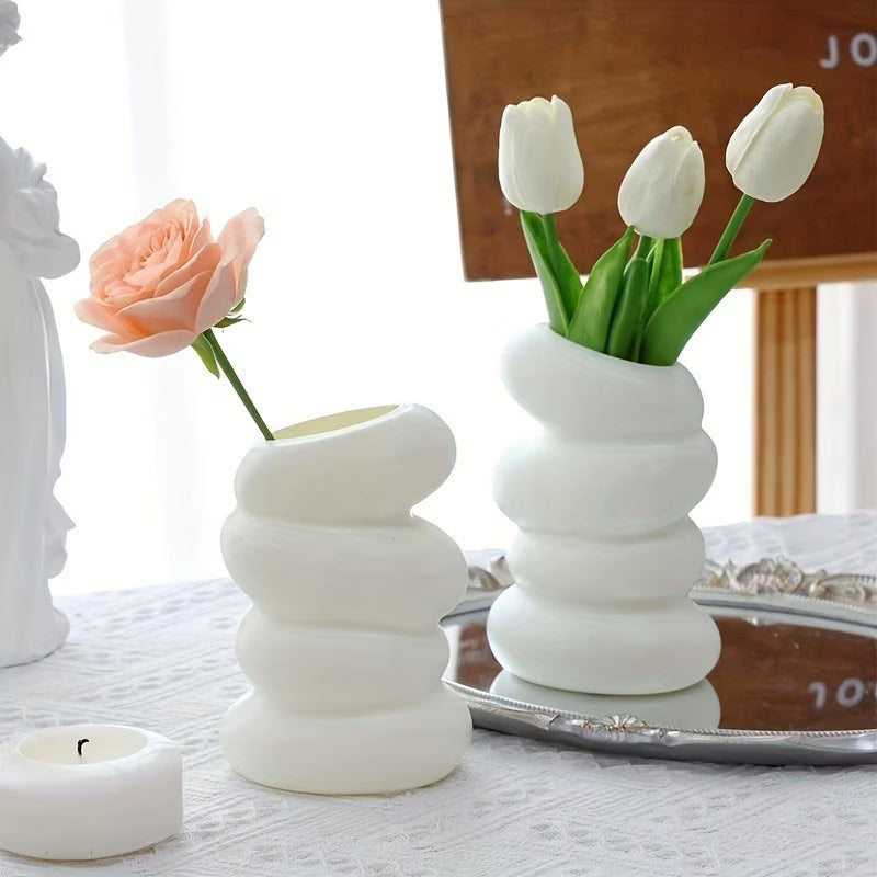 Modern Spiral Vase – Leak-Proof Decorative Design