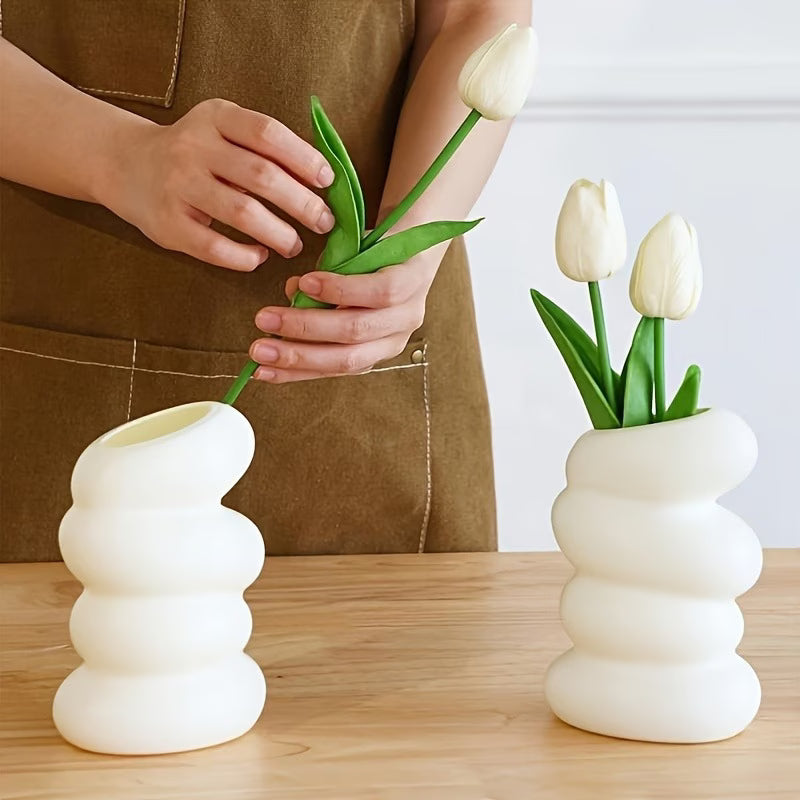 Modern Spiral Vase – Leak-Proof Decorative Design