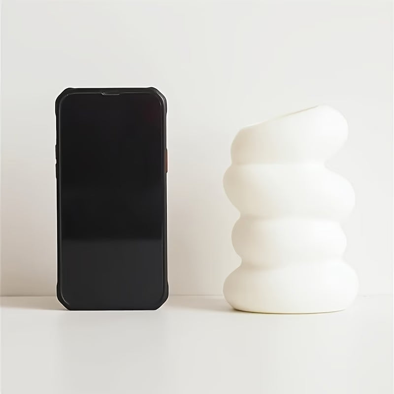 Modern Spiral Vase – Leak-Proof Decorative Design