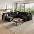 Oversized Sectional Sleeper Sofa - Square Format